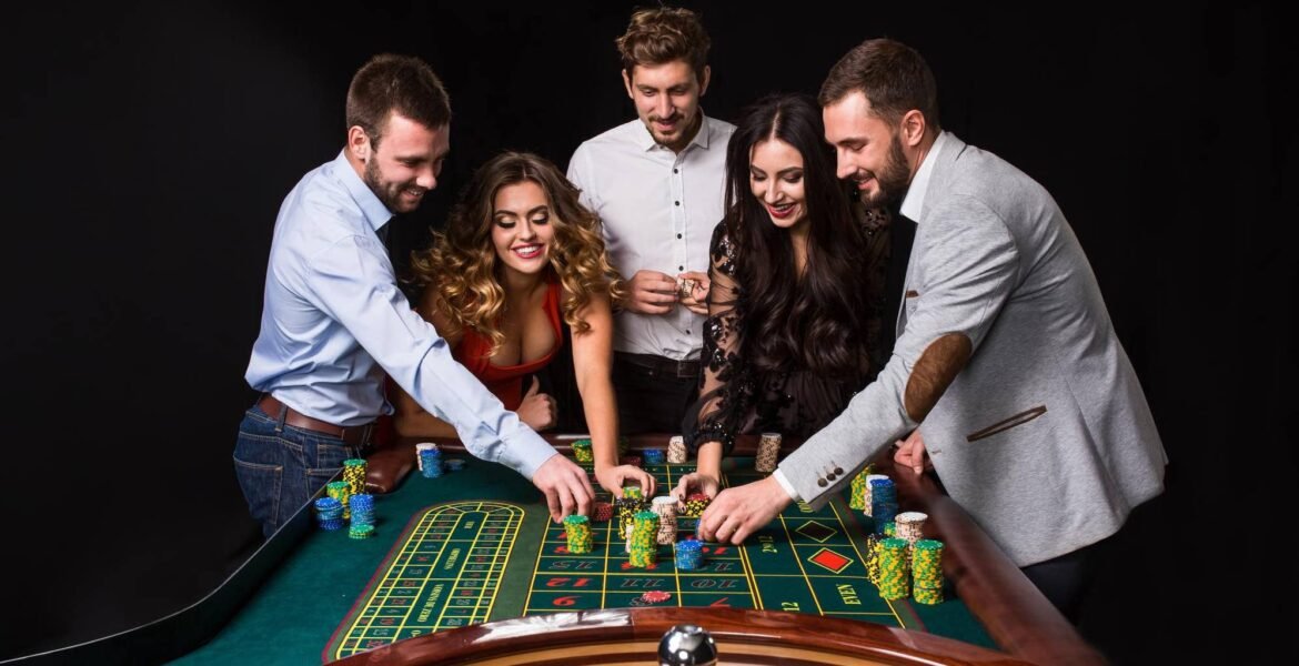 Live roulette table at pompa88 login with professional dealer and spinning wheel